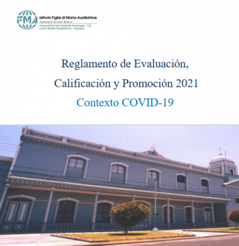 Reglamento de evaluación, calificación y promoción 2021